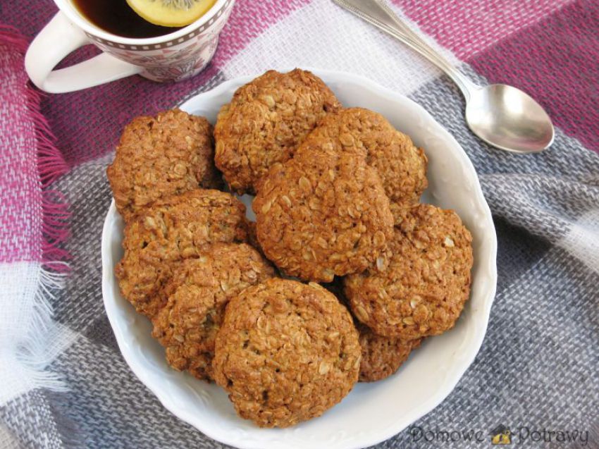 Ciasteczka owsiane z bananem Ciasteczka owsiane z bananem