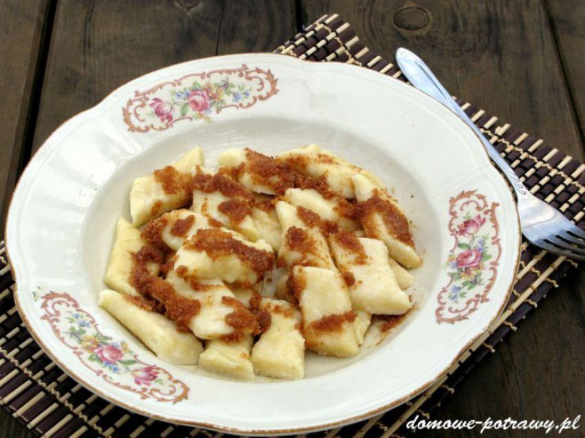 Kluski leniwe z mąki jaglanej Kluski leniwe z mąki jaglanej