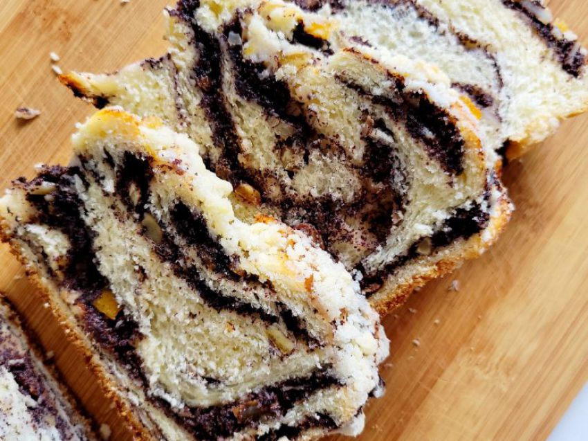 Makowiec drożdżowy z kruszonką Makowiec drożdżowy z kruszonką