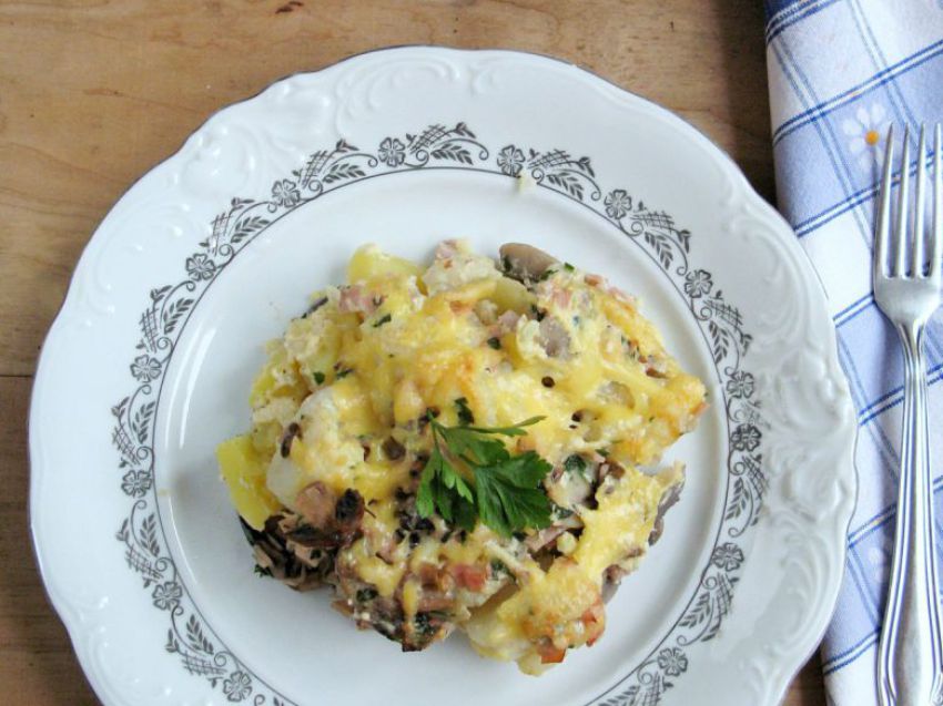 Prosta zapiekanka kalafiorowa Prosta zapiekanka kalafiorowa