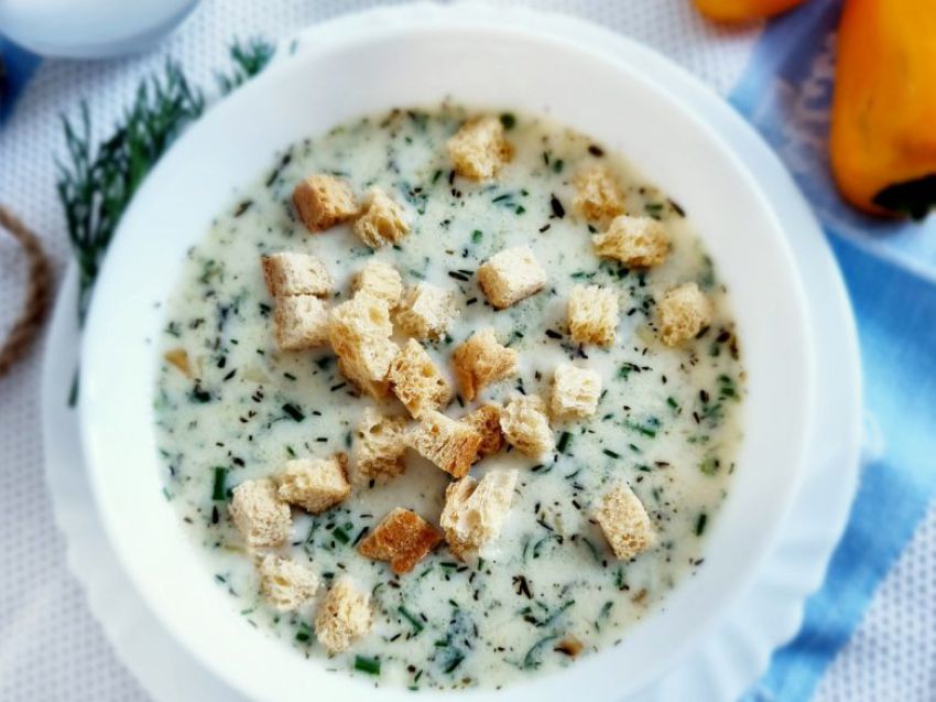 Zupa serowa z serków topionych Zupa serowa z serków topionych