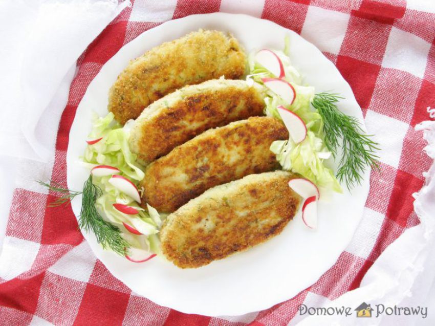 Kotlety ziemniaczane z kapustą młodą Kotlety ziemniaczane z kapustą młodą
