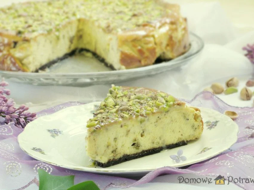 Sernik pistacjowy Sernik pistacjowy