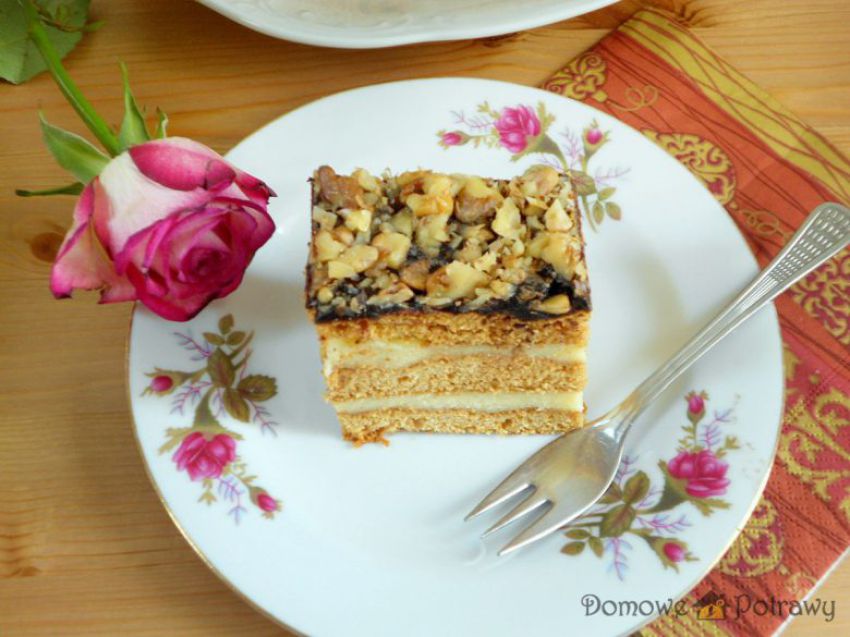 Miodownik z kremem z kaszy manny Miodownik z kremem z kaszy manny