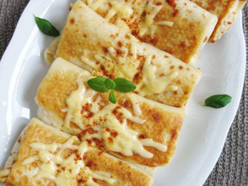 Naleśniki z farszem ruskim Naleśniki z farszem ruskim