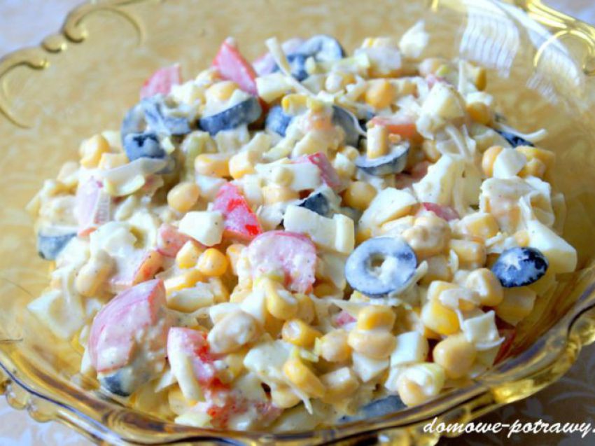 Sałatka z papryką i jajkiem Sałatka z papryką i jajkiem