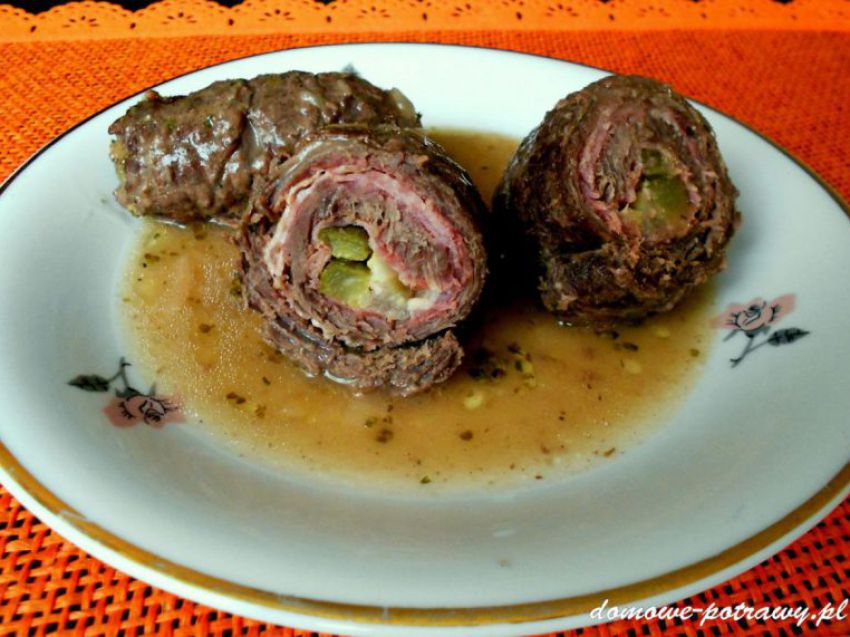 Roladki wołowe Roladki wołowe