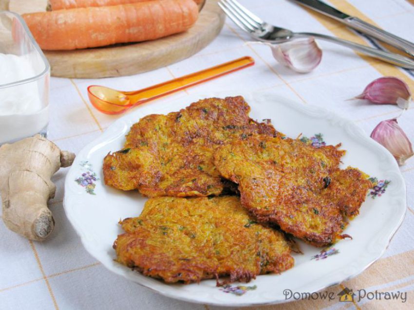 Placki ziemniaczane z marchewką Placki ziemniaczane z marchewką