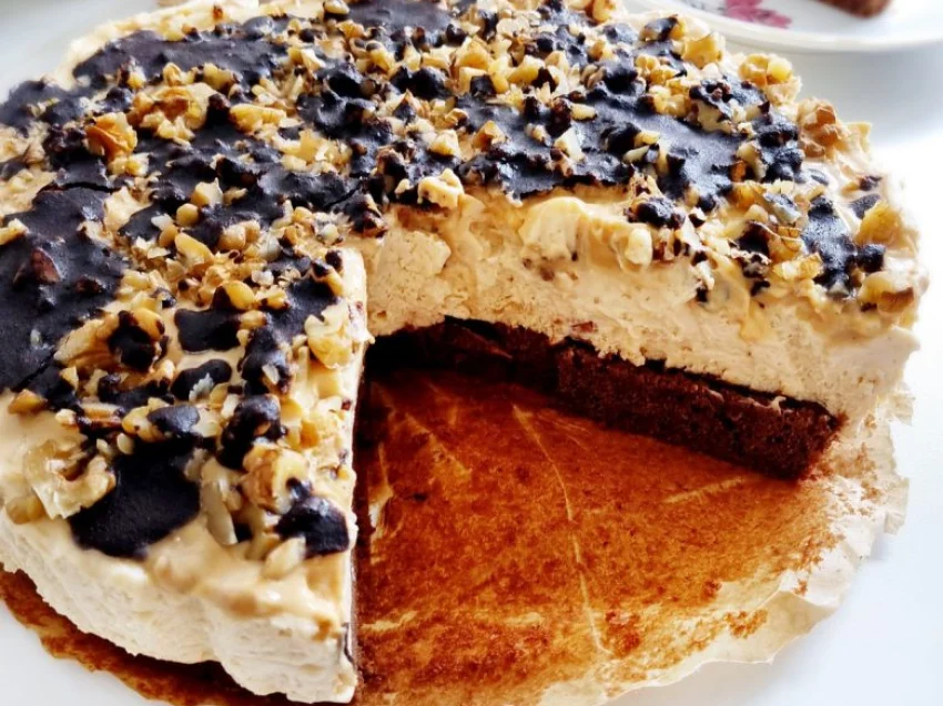 Sernik kajmakowy brownie Sernik kajmakowy brownie