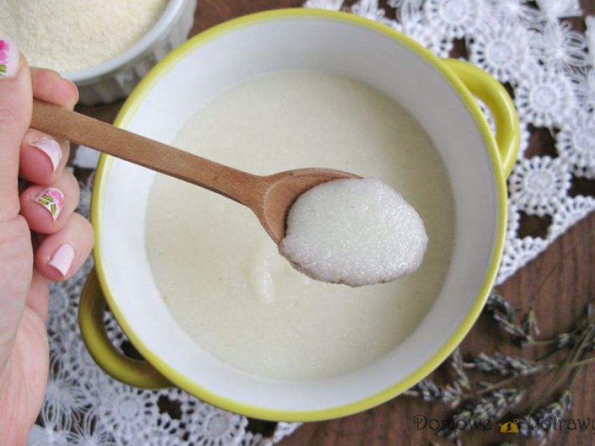 Kasza manna na wodzie Kasza manna na wodzie