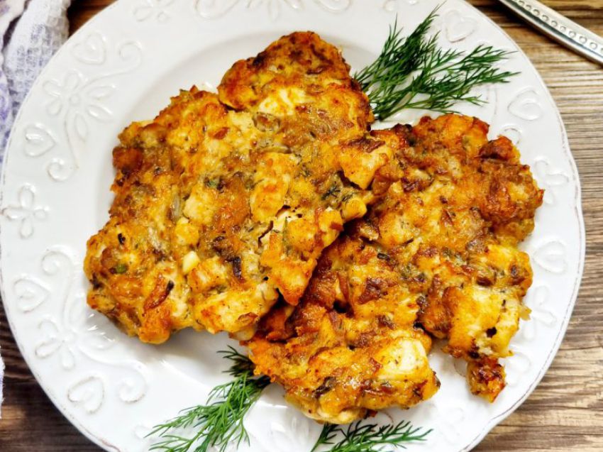 Kotlety siekane z kurczaka z pieczarkami Kotlety siekane z kurczaka z pieczarkami