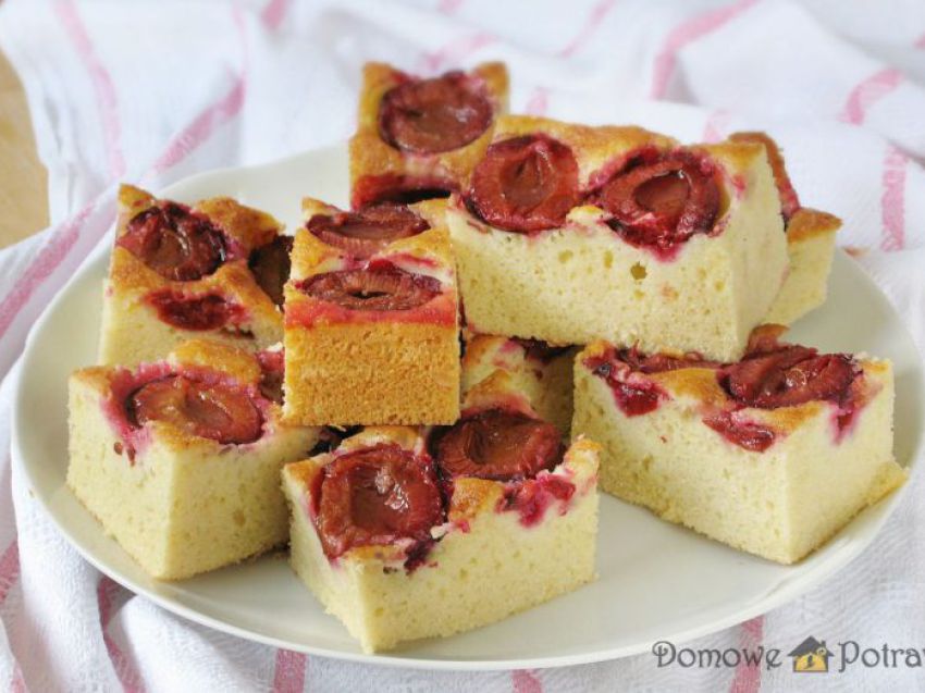 Placek ze śliwkami Placek ze śliwkami