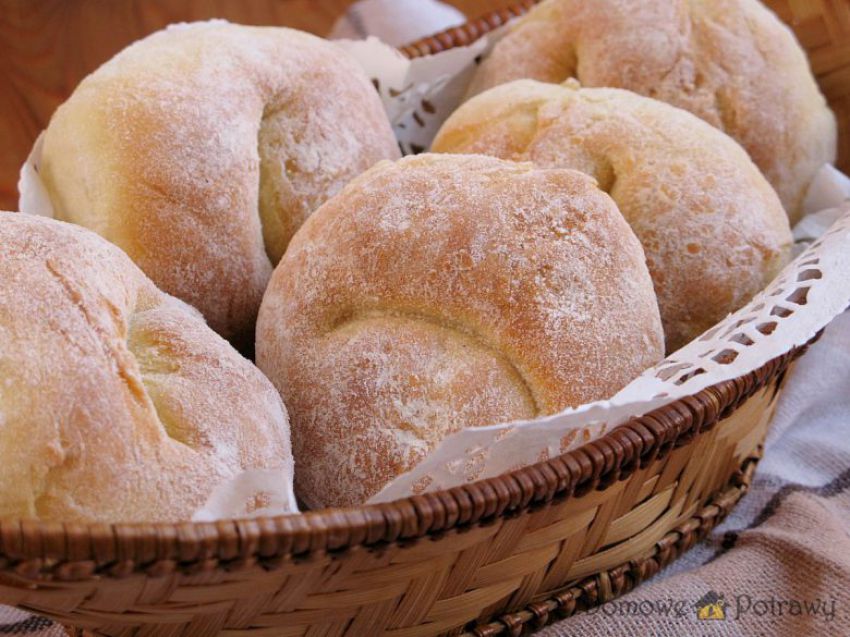 Domowe bułki pszenne Domowe bułki pszenne
