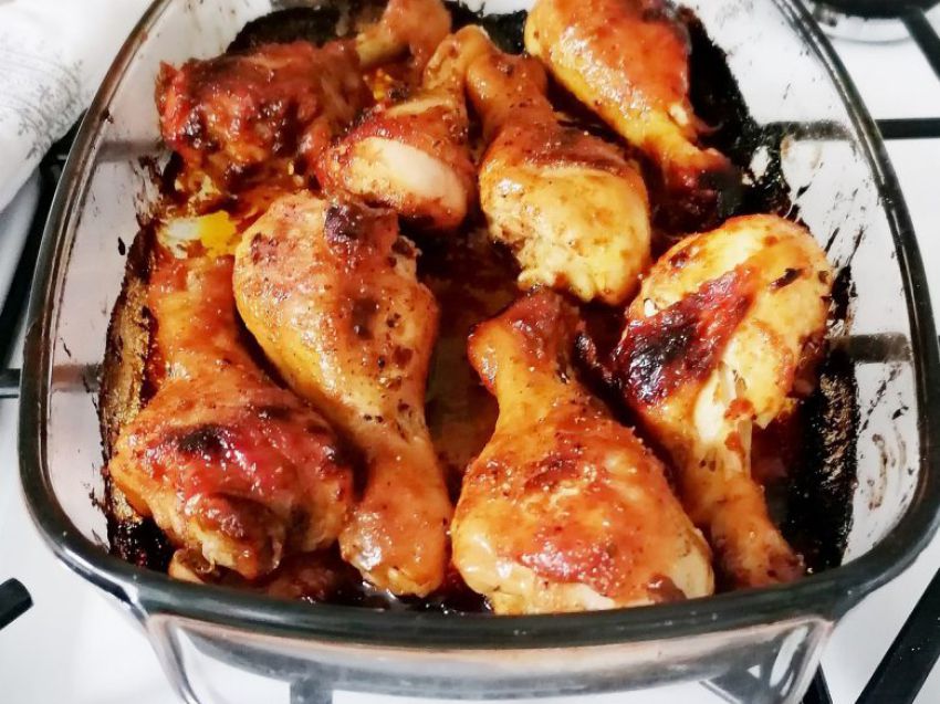 Pieczone udka z kurczaka Pieczone udka z kurczaka