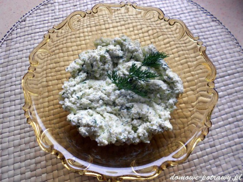 Twarożek z ogórkiem Twarożek z ogórkiem
