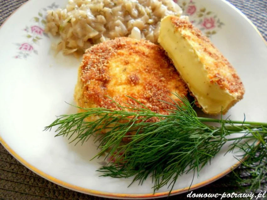 Camembert smażony z ziołami Camembert smażony z ziołami