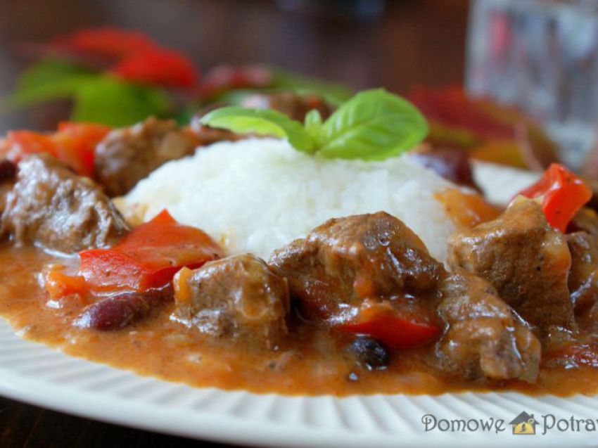 Gulasz wołowy na ostro Gulasz wołowy na ostro