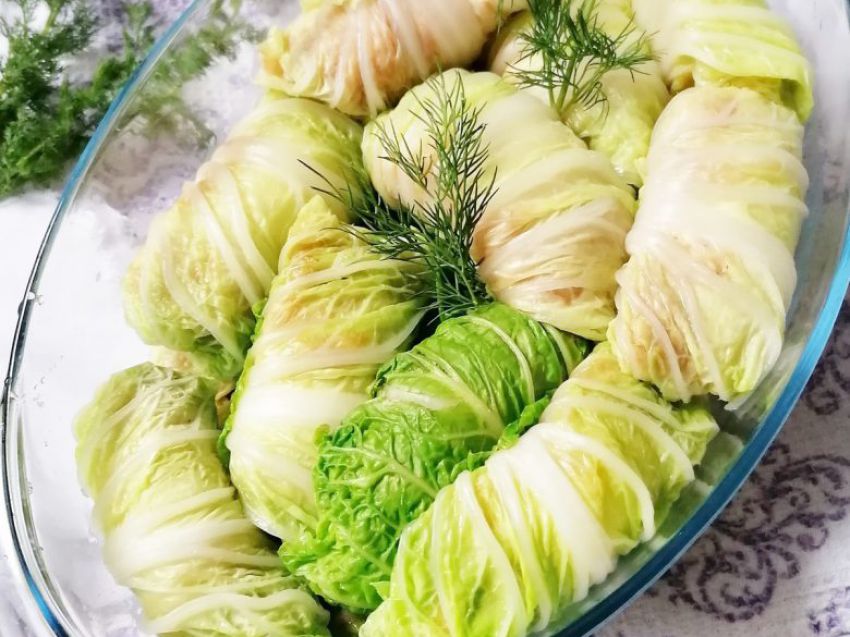 Gołąbki z kapusty pekińskiej Gołąbki z kapusty pekińskiej