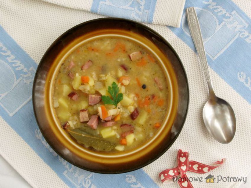 Zupa grochowa - grochówka Zupa grochowa - grochówka