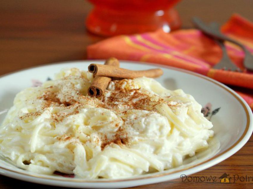 Makaron z serem na słodko Makaron z serem na słodko