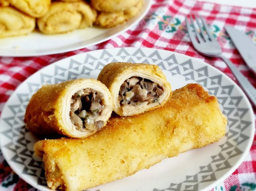 Krokiety z pieczarkami i serem Krokiety z pieczarkami i serem