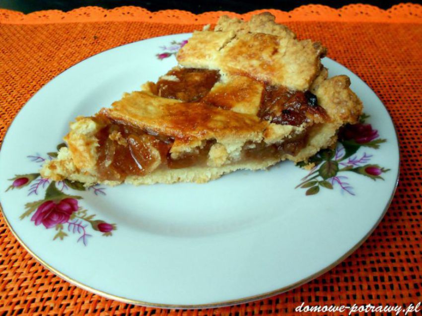 Tarta z jabłkami i cynamonem Tarta z jabłkami i cynamonem