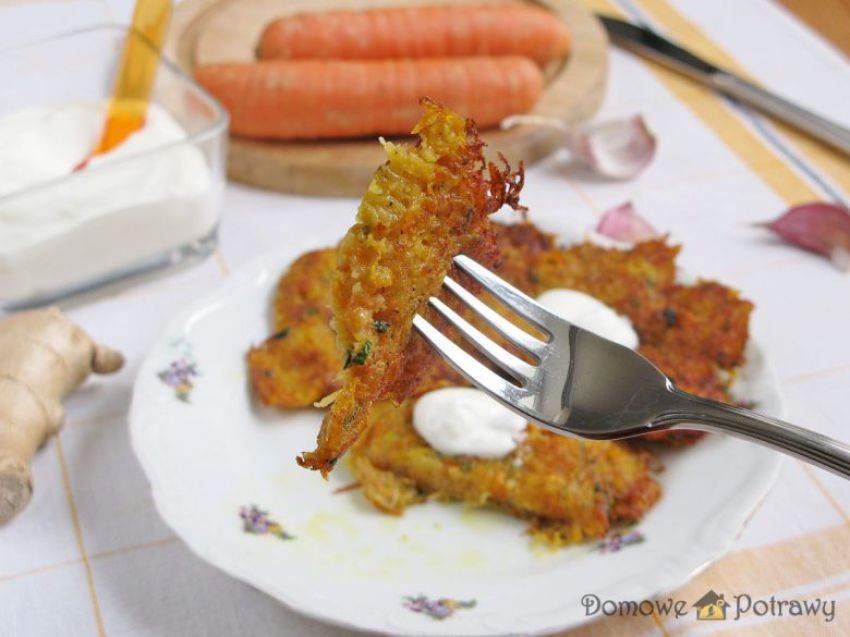 Placki ziemniaczane z marchewką Placki ziemniaczane z marchewką