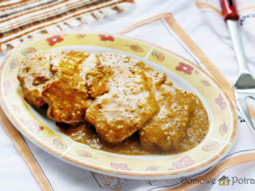 Karkówka w sosie musztardowym Karkówka w sosie musztardowym