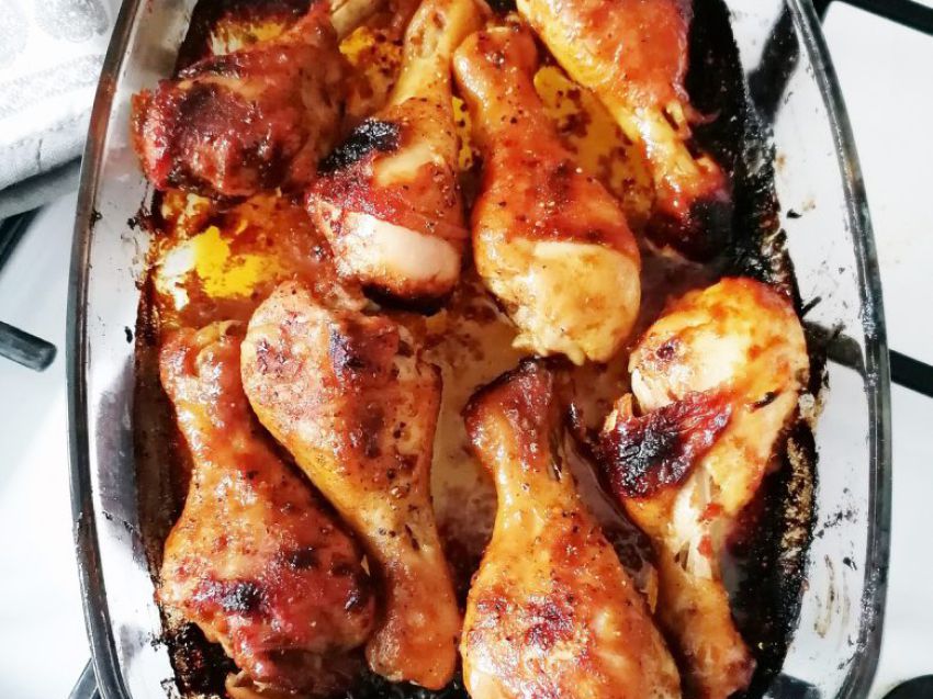 Pieczone udka z kurczaka Pieczone udka z kurczaka