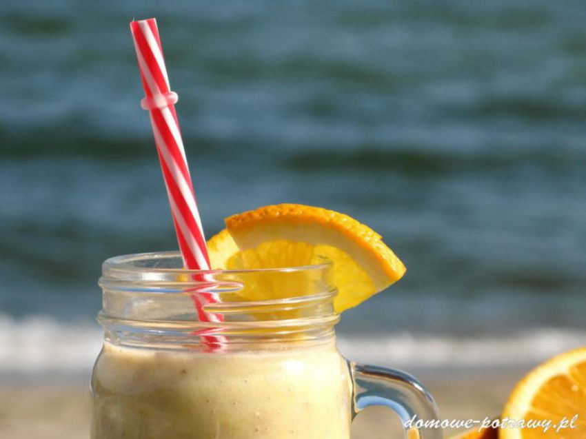 Koktajl bananowo-pomarańczowy Koktajl bananowo-pomarańczowy