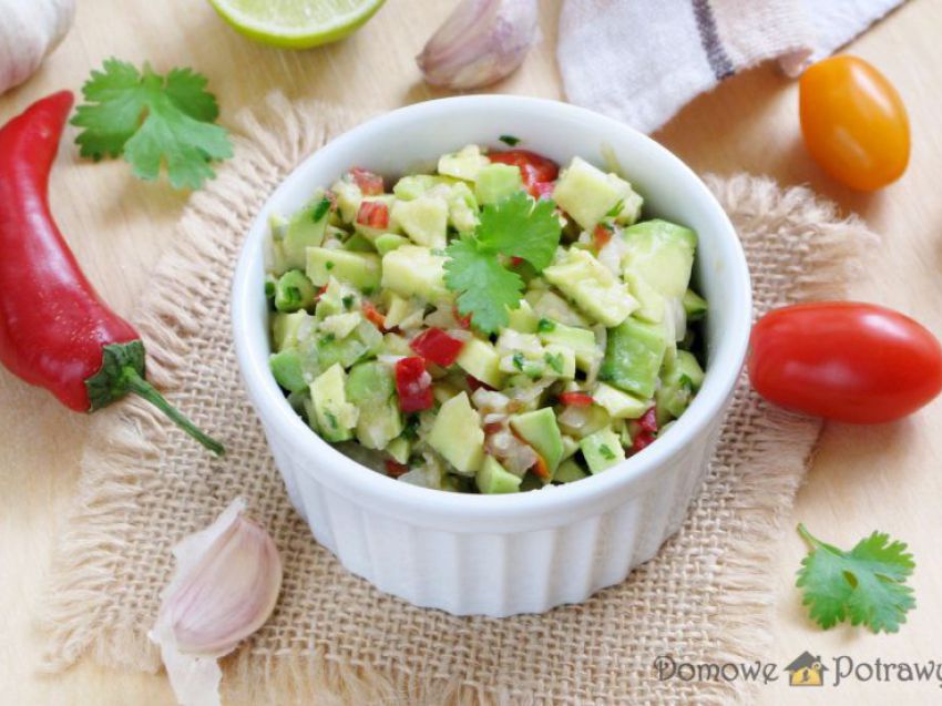 Pasta z awokado - guacamole Pasta z awokado - guacamole