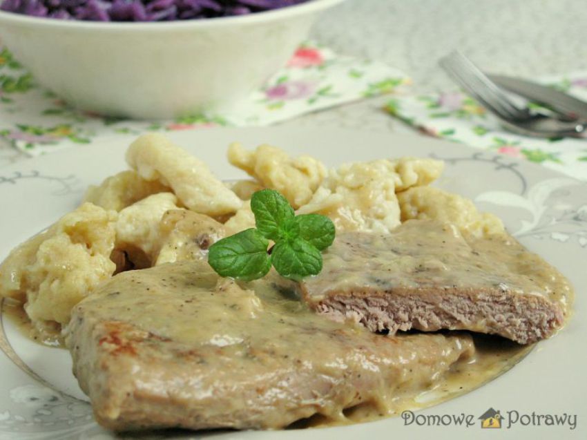 Szynka w sosie chrzanowym Szynka w sosie chrzanowym