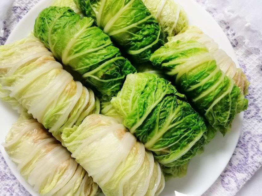 Gołąbki z kapusty pekińskiej Gołąbki z kapusty pekińskiej