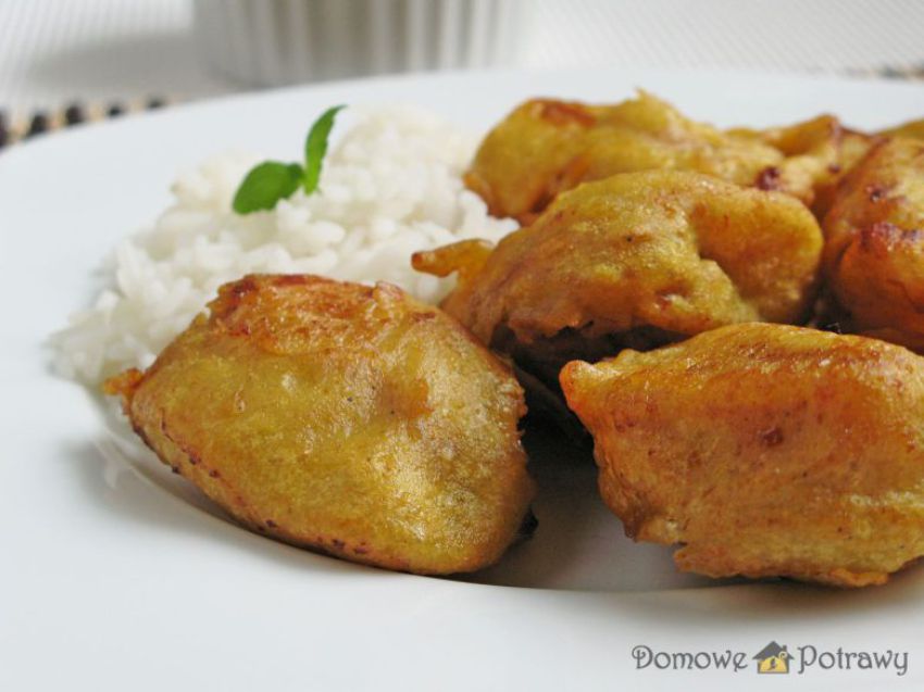 Kurczak w cieście curry Kurczak w cieście curry