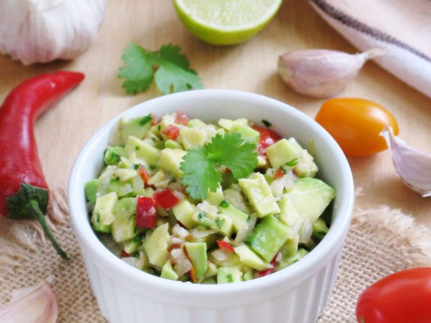 Pasta z awokado - guacamole Pasta z awokado - guacamole