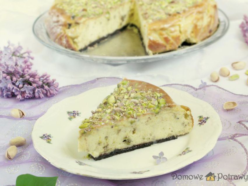 Sernik pistacjowy Sernik pistacjowy