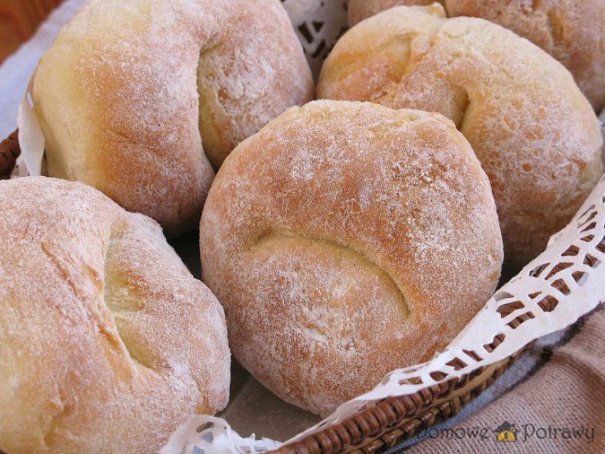 Domowe bułki pszenne Domowe bułki pszenne