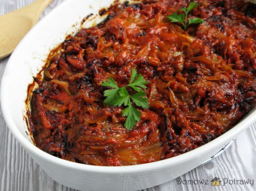 Karkówka pieczona w sosie w majonezowo-ketchupowym Karkówka pieczona w sosie w majonezowo-ketchupowym