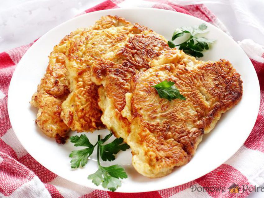 Sznycle z indyka smażone w cieście Sznycle z indyka smażone w cieście