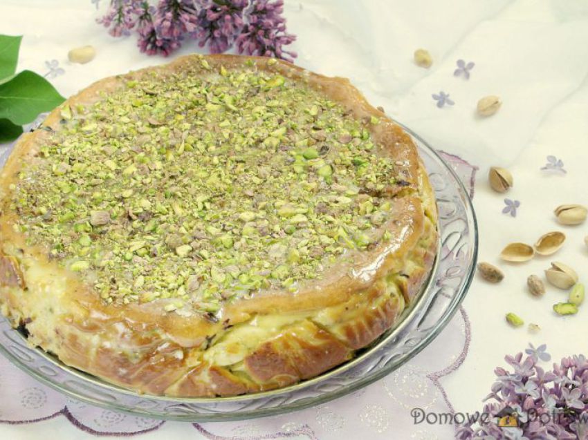 Sernik pistacjowy Sernik pistacjowy