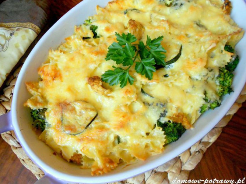 Makaronowa zapiekanka z indykiem Makaronowa zapiekanka z indykiem