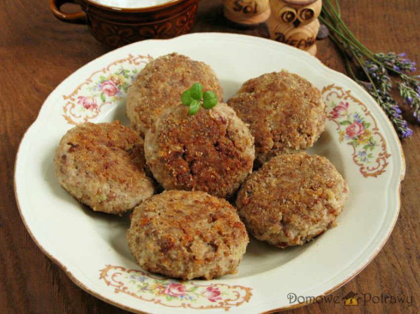 Kotlety mielone z kaszą gryczaną-hreczanyki Kotlety mielone z kaszą gryczaną-hreczanyki