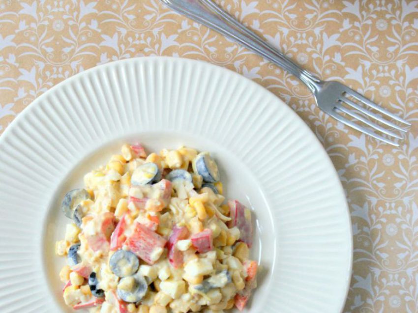 Sałatka z papryką i jajkiem Sałatka z papryką i jajkiem