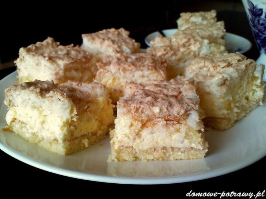 Ciasto ananasowe z kokosem Ciasto ananasowe z kokosem