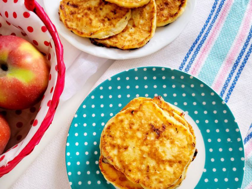 Placuszki z serka wiejskiego Placuszki z serka wiejskiego