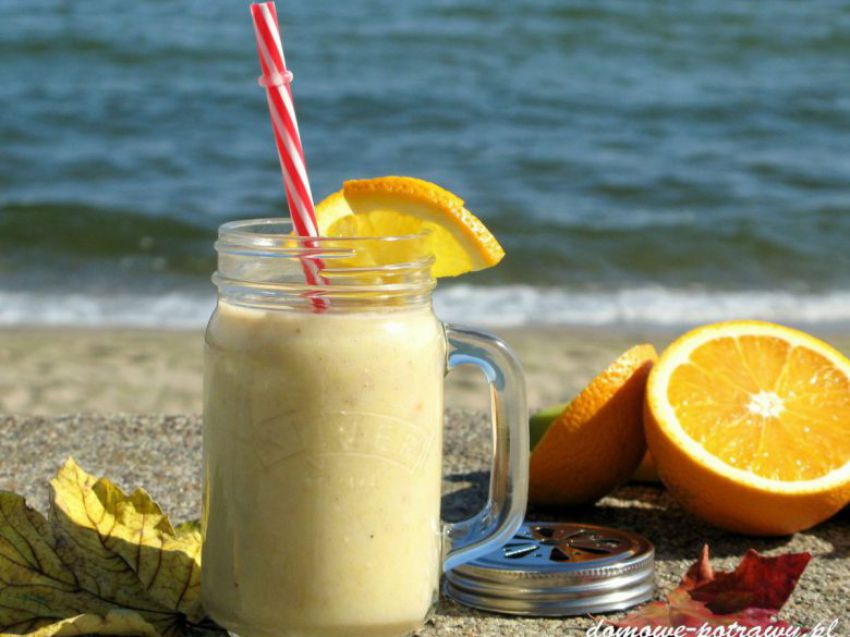 Koktajl bananowo-pomarańczowy Koktajl bananowo-pomarańczowy
