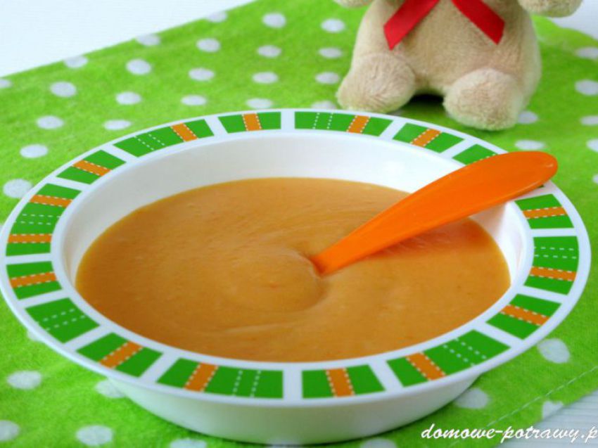 Zupka ziemniaczano-marchewkowa dla małych dzieci Zupka ziemniaczano-marchewkowa dla małych dzieci