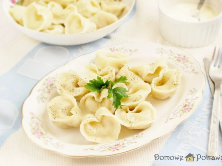Pielmieni - rosyjskie pierożki z mięsem Pielmieni - rosyjskie pierożki z mięsem