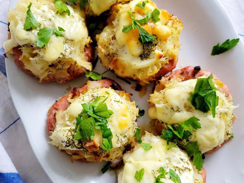 Kotlety mielone zapiekane z piekarnika Kotlety mielone zapiekane z piekarnika