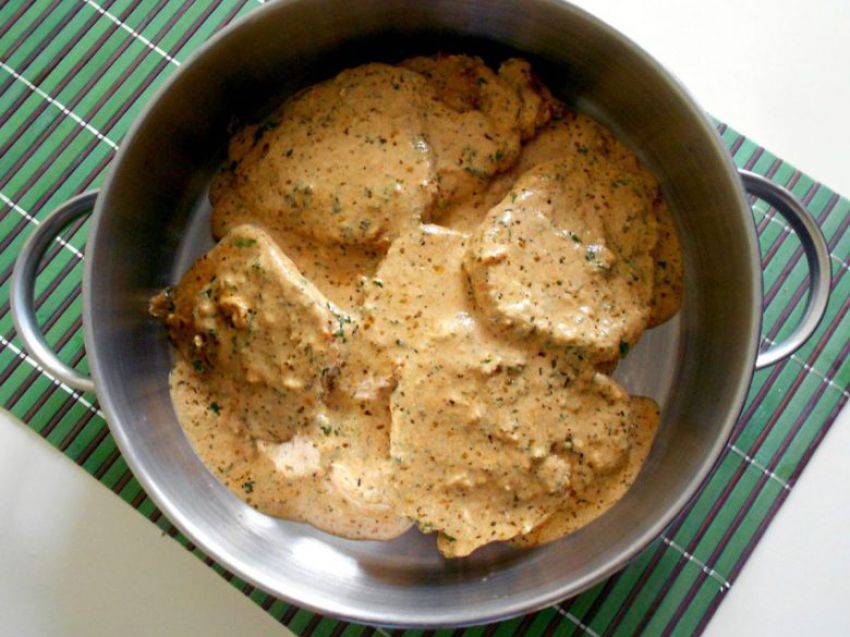 Steki w sosie serowym Steki w sosie serowym